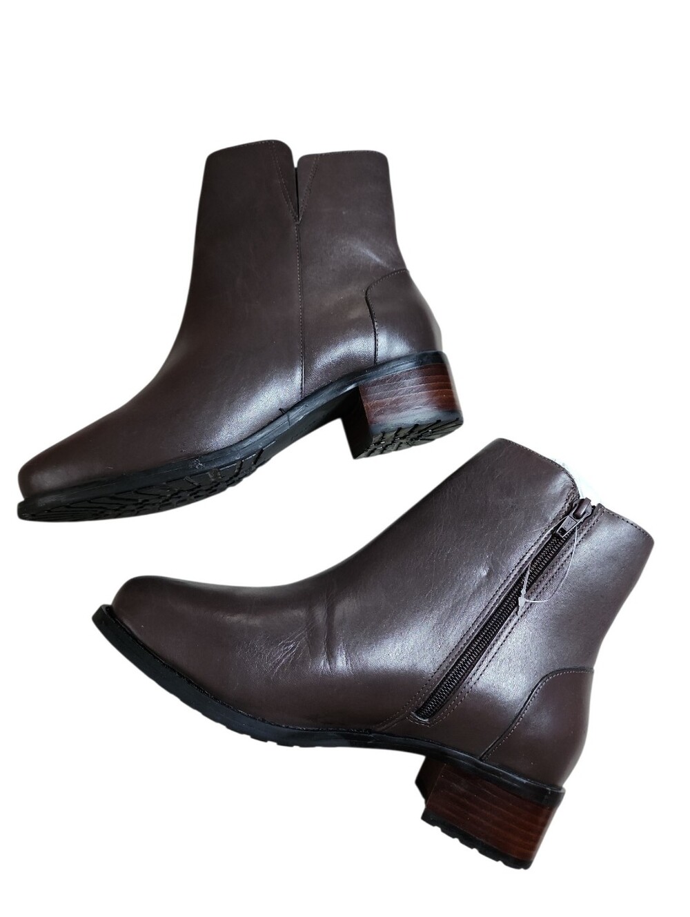 David Tate Midcalf Brown Boots Nwot Size 8ww